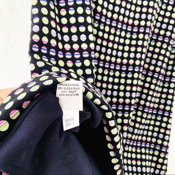 St. John Silk Polka Dot Sleeveless Top M - Picture 5 of 7